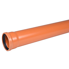Wavin PVC kloakrør 160x3000mm SN4 EN13476