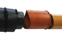 Uni-Seals Påboringssæt 160/186mm for plastrør >250mm. m.låsekile og sp.bånd. A-Connect
