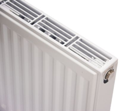NY C4 radiator 11 - 400 x 600 mm. RAL 9016. Hvid