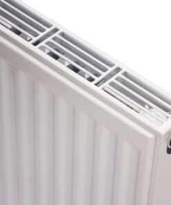 NY C4 radiator 11 - 600 x 2000 mm. RAL 9016. Hvid