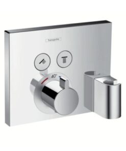 hansgrohe ShowerSelect termostat med 2 udtag og integreret bruserholder